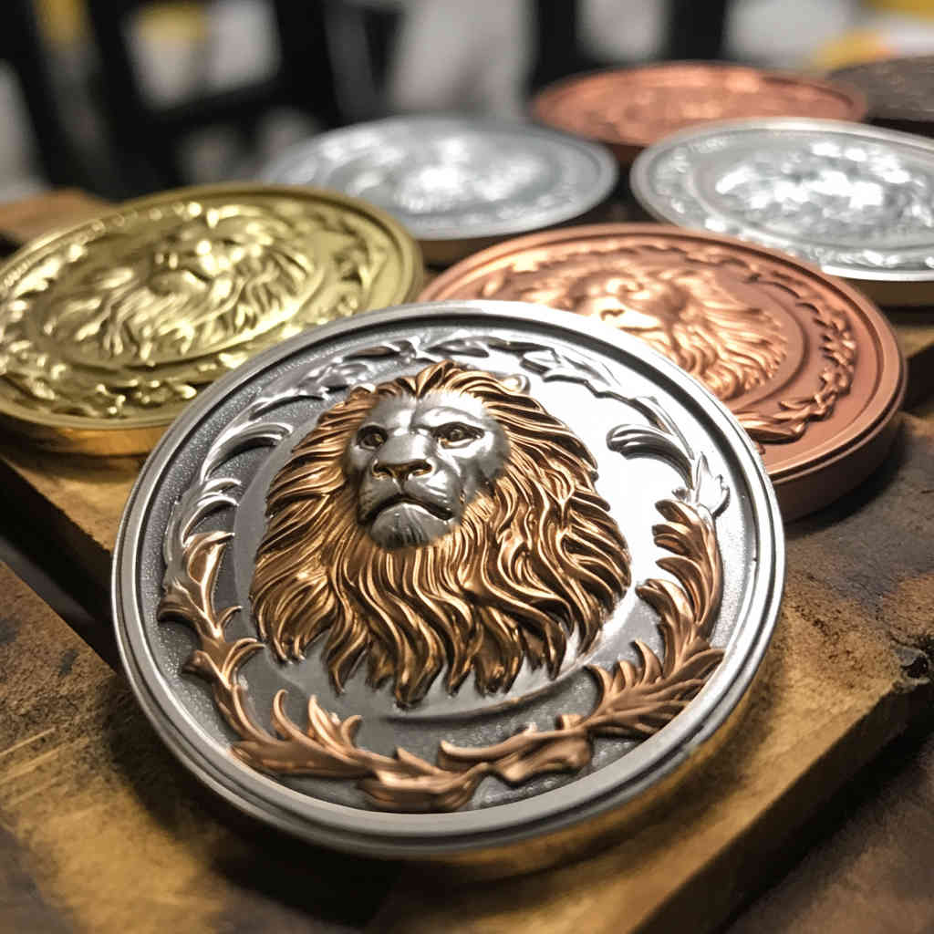 Final Production of Custom Challenge Coins