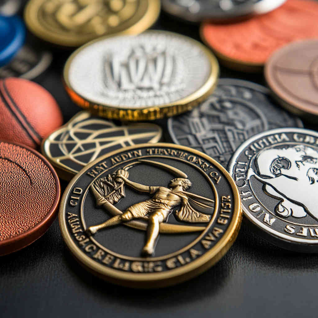 Sports Achievements Challenge Coins