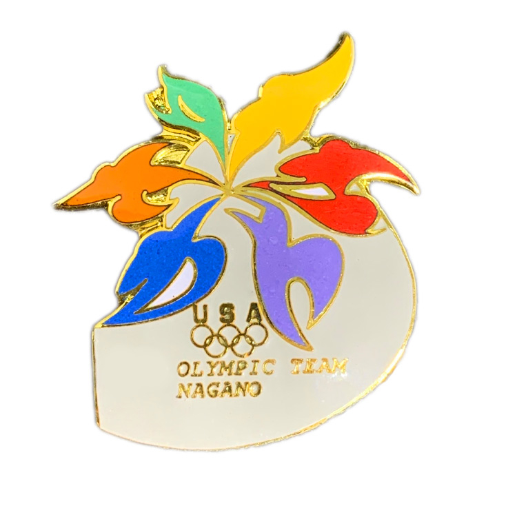 Custom Team USA 2022 Winter Olympics The Great Wall Pin