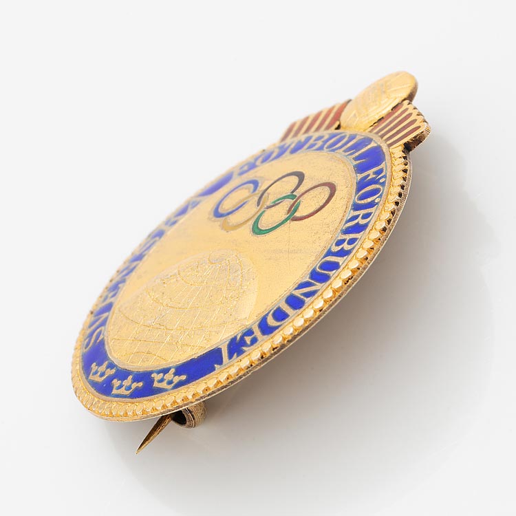 Custom 2024 France Paris Olympic Parcel-gilt and Enamel Pin