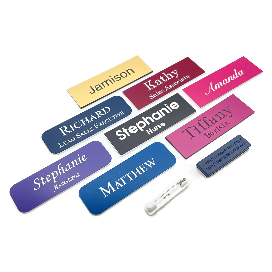 Customizable Laser-engraved Exclusive Blank Nameplate