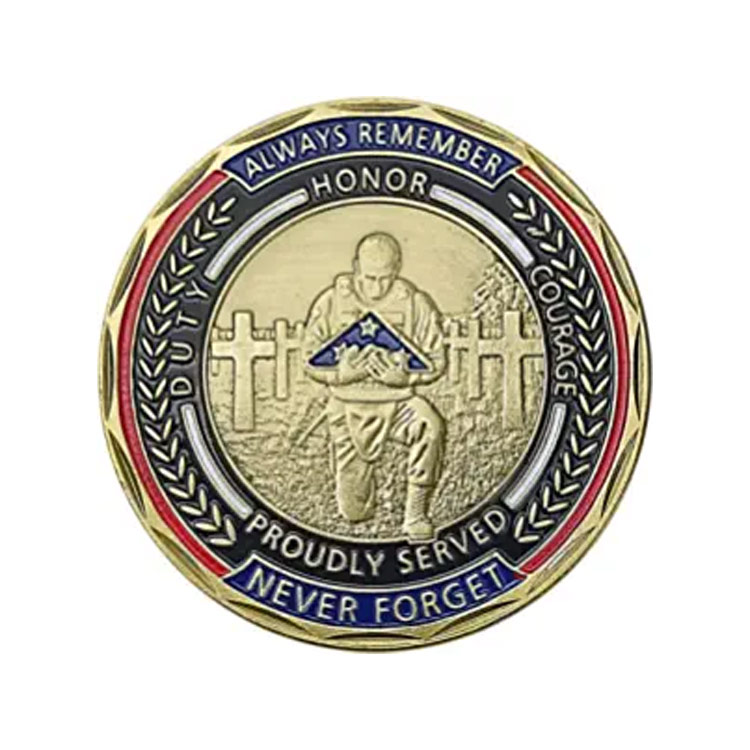 Custom Best Quality Soldier Army Challenge Coin 3D