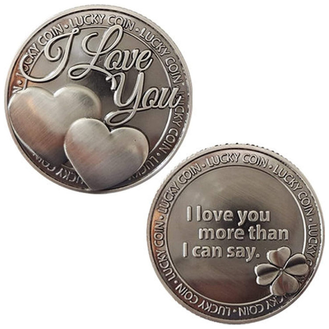 Custom Words Romance Couple Collection Art Gifts Souvenir Coin