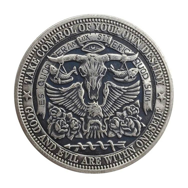 Custom Nickel Antique Silver Plating Collection Challenge Coin