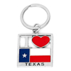 Custom Keyring Texas Souvenir Keychain Metalic