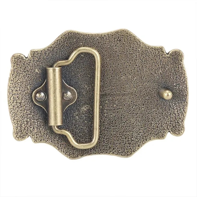 Decorative Brass Large Personalized Belt Buckle