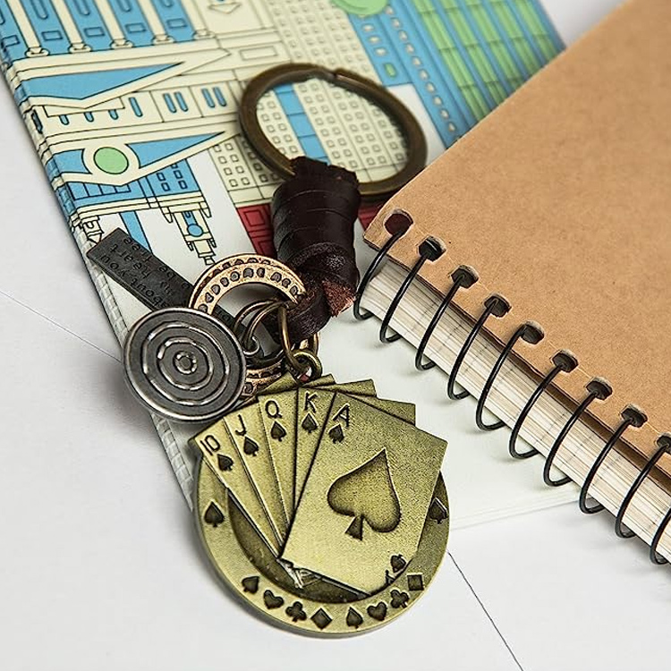 Custom Leather Lucky KeyRing Friend Gift Ideas