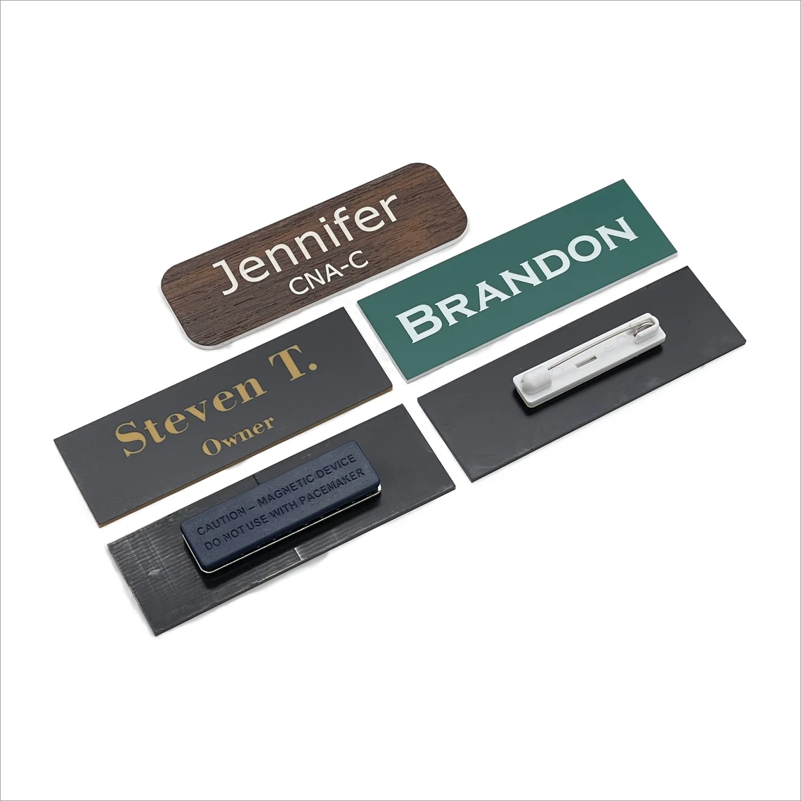 Customizable Laser-engraved Exclusive Blank Nameplate