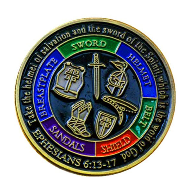 Custom Enamel 3D Challenge Coin Collector's Medallion