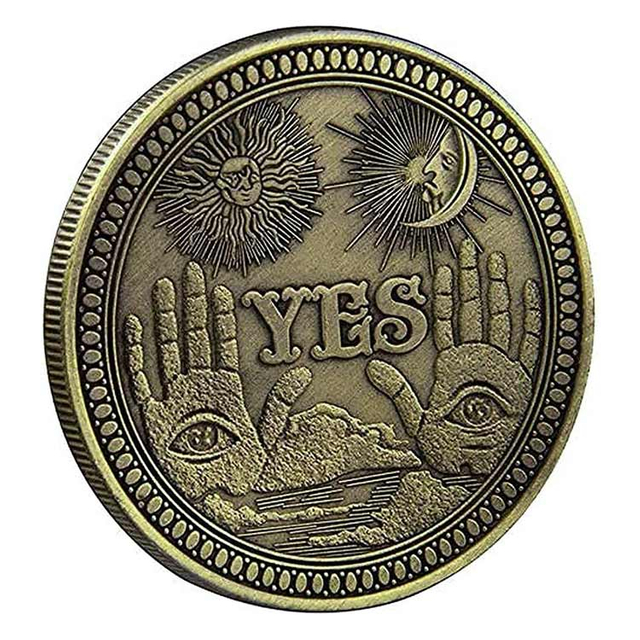 Custom Yes No Decision Maker Souvenir Coins