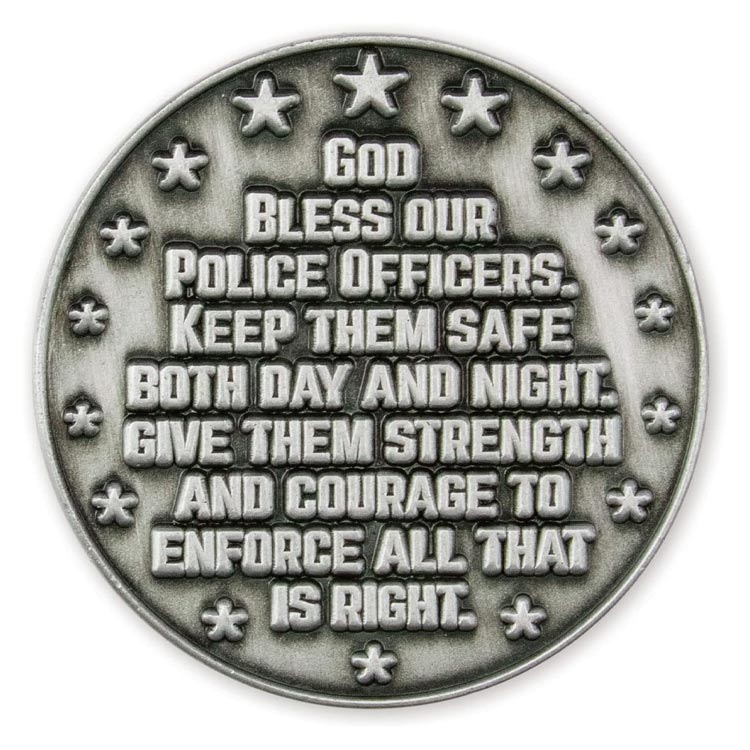 thumbnail image 2 of Thank You For Your Service Law Enforcement Challenge Coin 2 of 14
