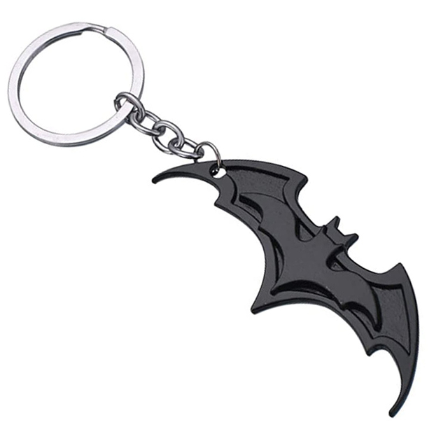 Custom Bat Symbol Key Chain Zinc Alloy Keychain Bat Shape Metal Key Ring Tag for Your Autos