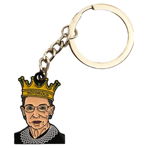 Custom Ruth Bader Ginsburg Keychain Notorious RBG Keychain