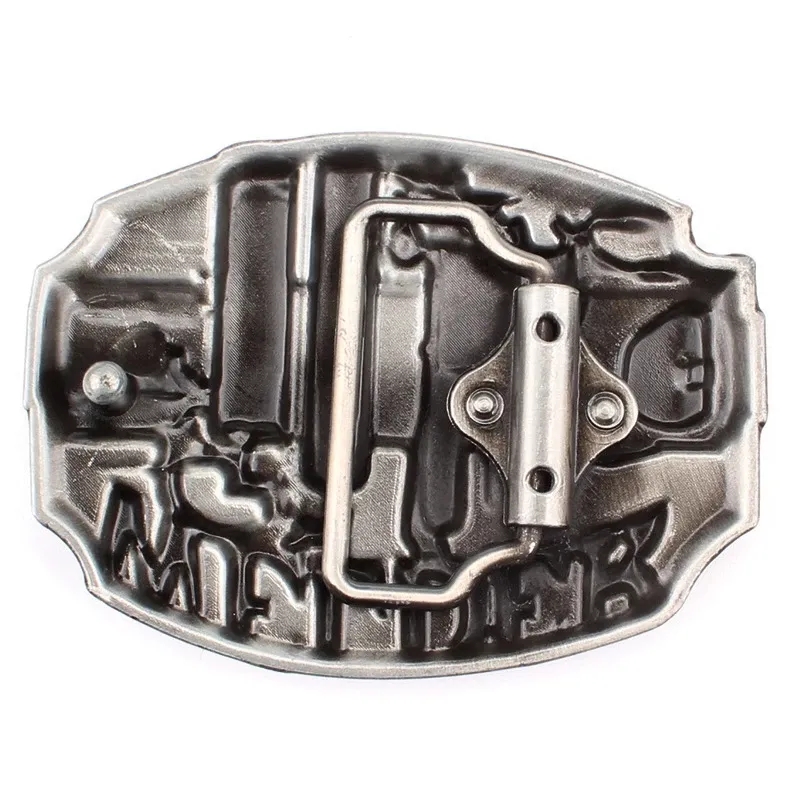 Zinc Alloy Large Iregular Belt Buckle for Men