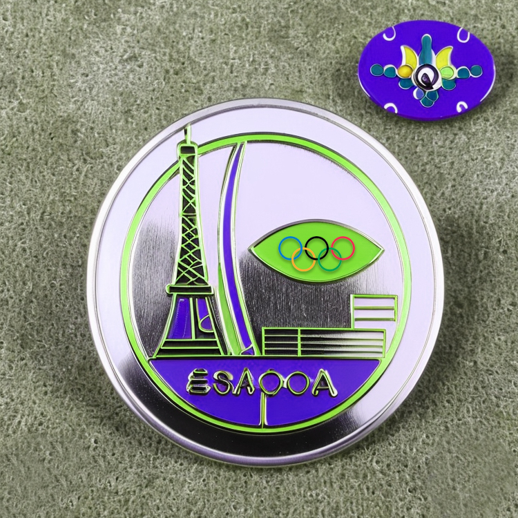 Custom 2024 France Paris Olympic Pin Collecting