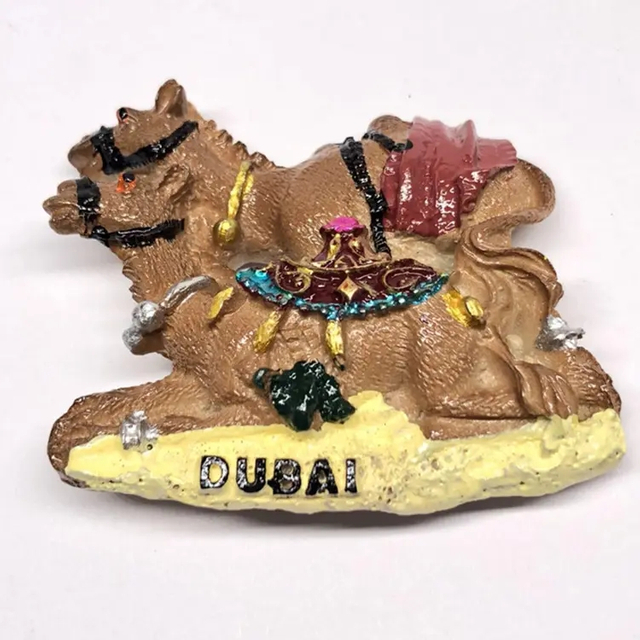 Decorative Durable Resin City Fridge Magnet