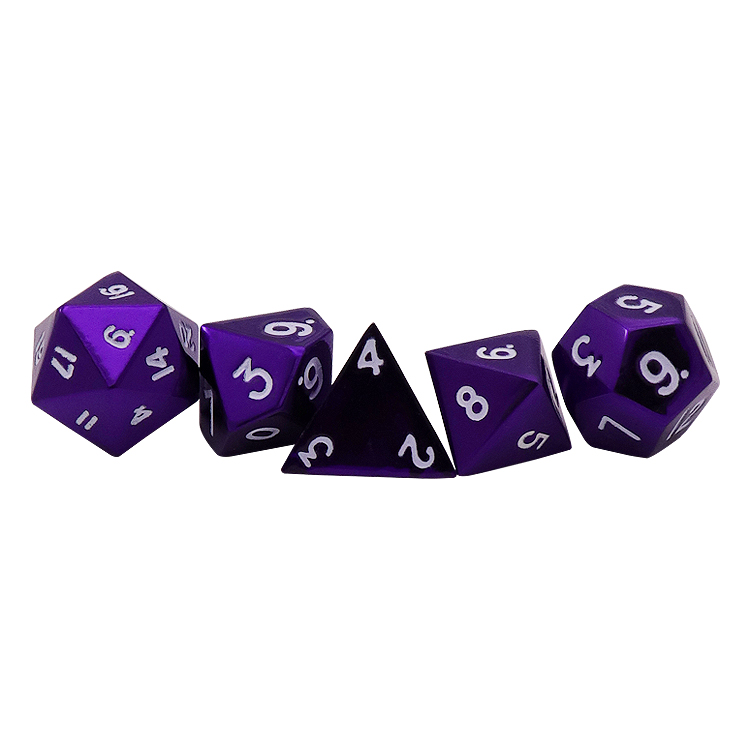 Party Large Unique Aluminum D&D Table Game Dice