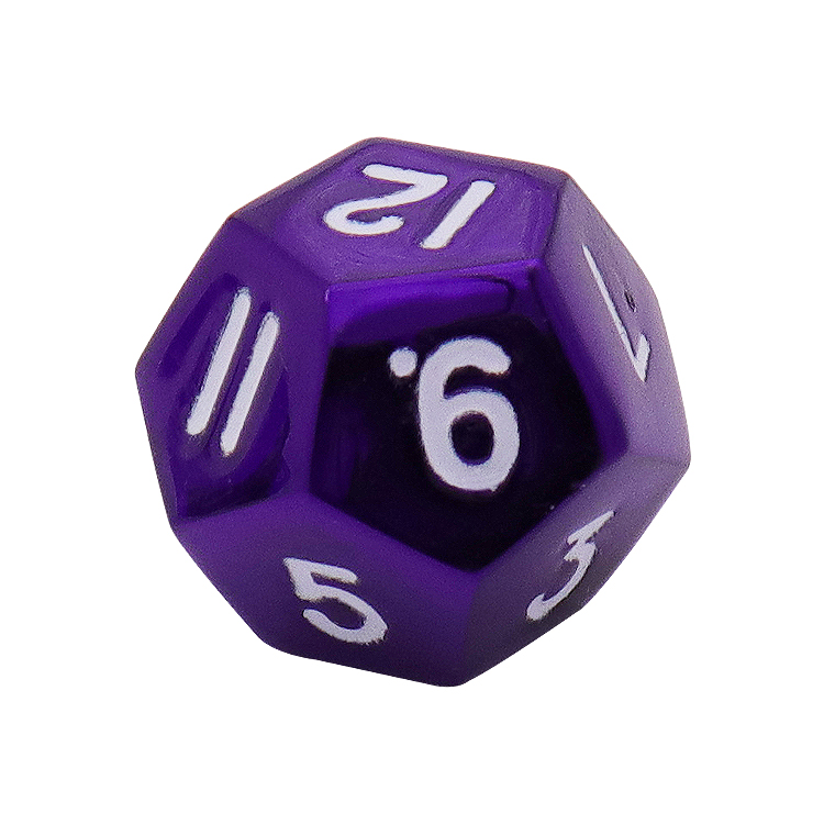 Party Large Unique Aluminum D&D Table Game Dice