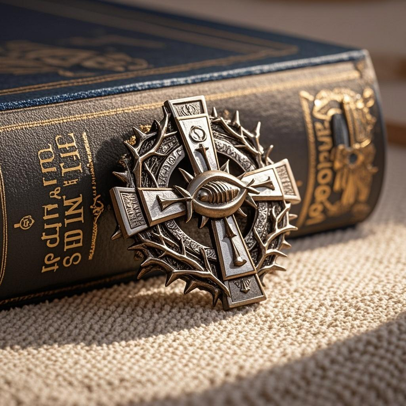 Customized Christian Antique-style Commemorative Badges