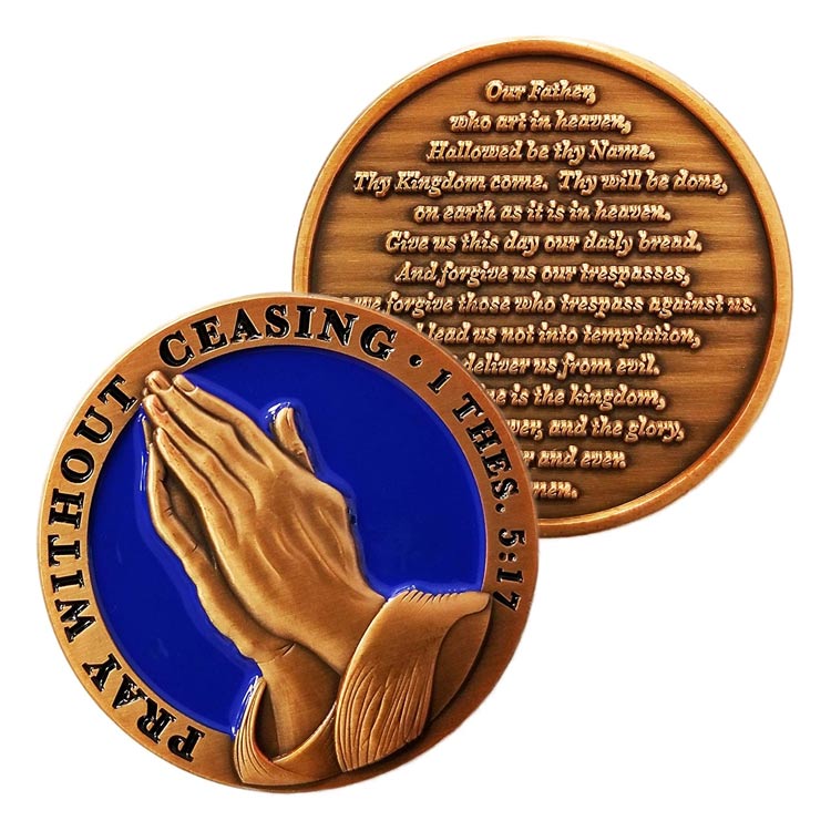 Custom Enamel 3D Challenge Coin Collector's Medallion