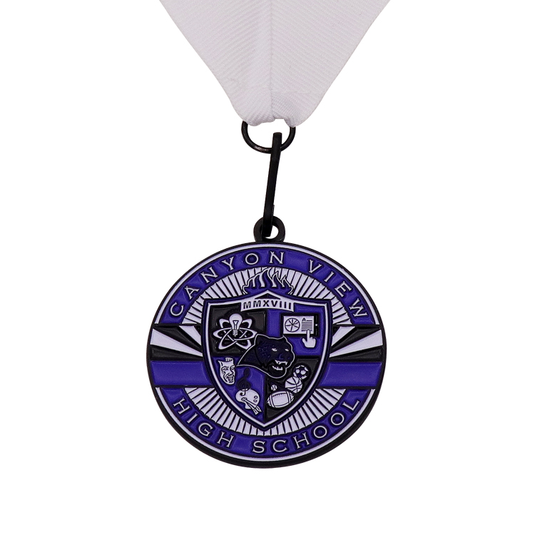 Customized Printed 2D Zinc Alloy Commemorative Medal