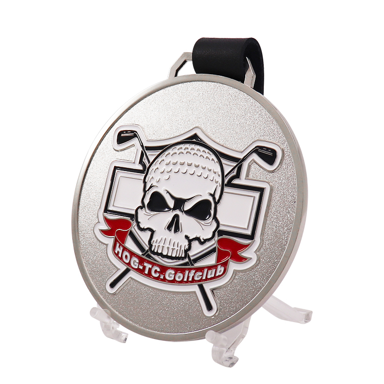 Custom Silver Golf Sports Sublimation Medal