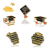 Custom Class Graduation Cap School Student Enamel Lapel Pin