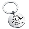 Custom Bat Symbol Key Chain Zinc Alloy Keychain Bat Shape Metal Key Ring Tag for Your Autos