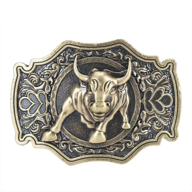 Decorative Brass Large Personalized Belt Buckle