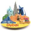 Decorative Durable Resin City Fridge Magnet