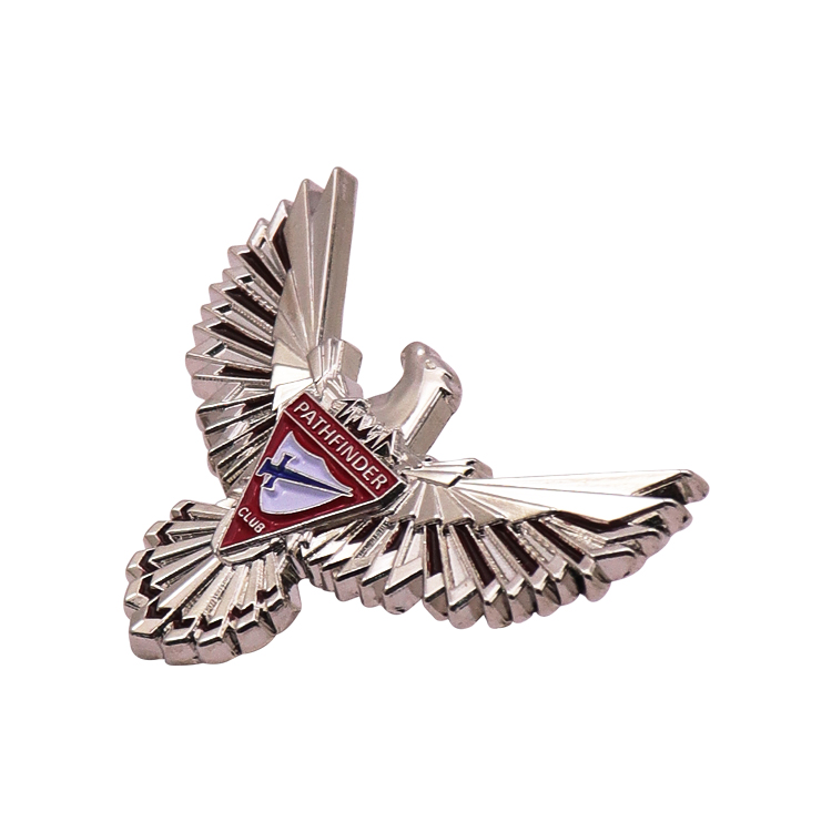 Custom Metal Designed Silver 3D Lapel Pin