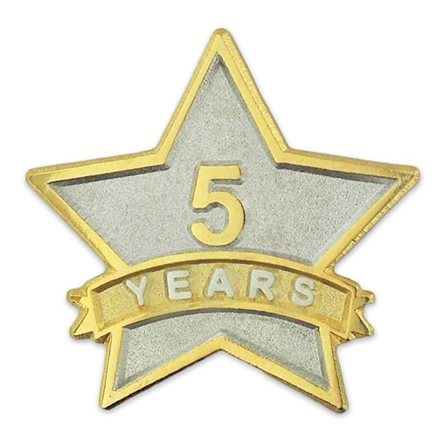 Custom Brass Anniversary Lapel Pin Wholesale