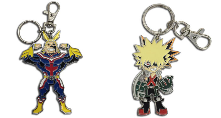 All-Might-Enamel-Metal-Keychain