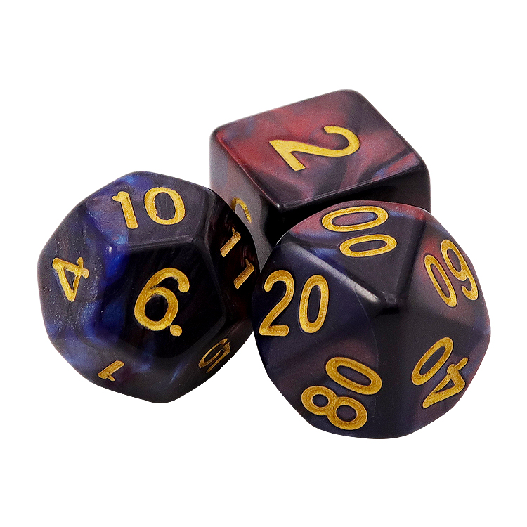 Board Game Large Unique Resin Dice