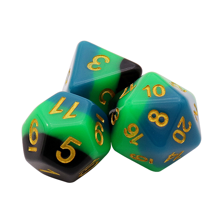 Custom Party Large Colorful Resin Dice