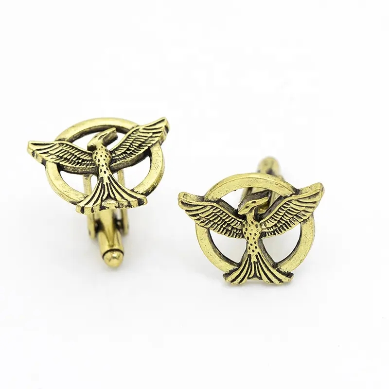 Fashion Zinc Animel Tie Clip Cufflink for Suit