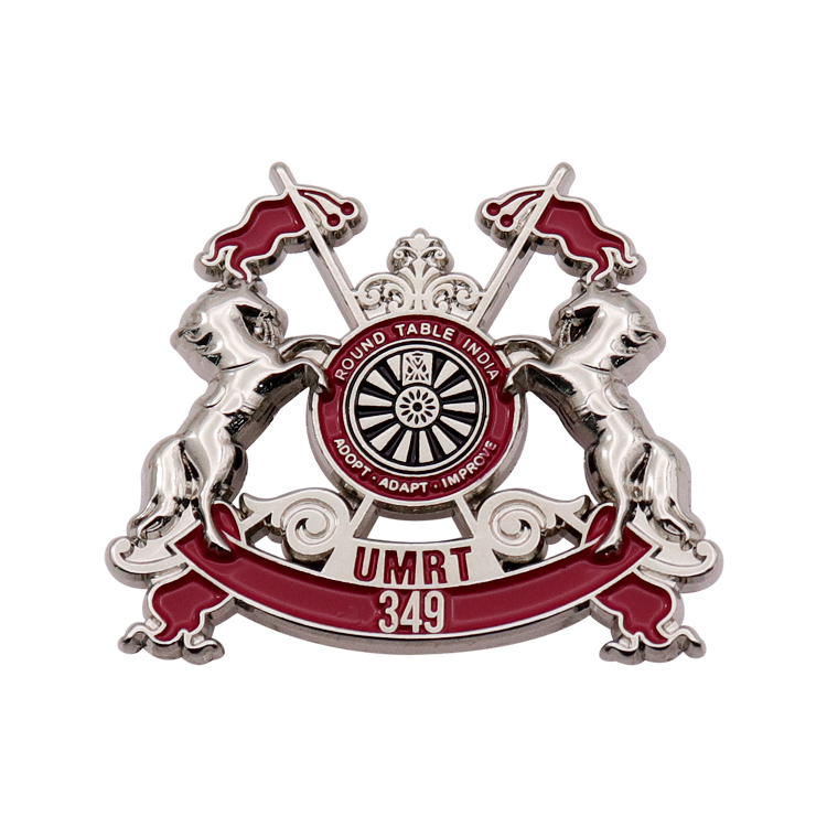 Customized 3D Pirate Skull Commemorative Badge