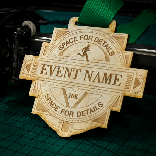 Customized Wooden 10k Running Commemorative Medal