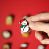 Customized Christmas Hard Enamel Commemorative Badge