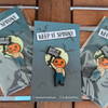 Customized Pumpkin Head Halloween Badge