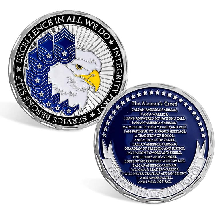 Custom US Army Armed Forces Prayer Military Coin