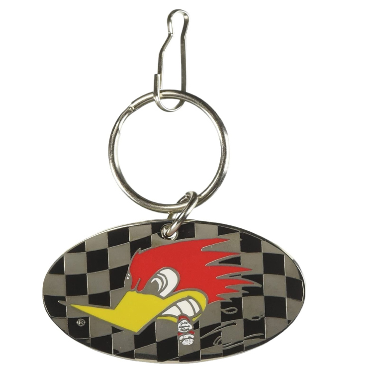 Custom Cute Metal Tweety Bird Chicken Enamel Keychain