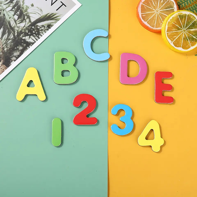 Owl Round PVC Alphabet Fridge Magnet