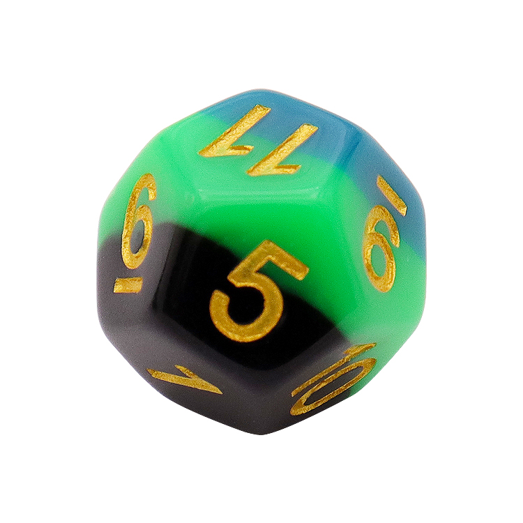 Custom Party Large Colorful Resin Dice