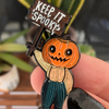 Customized Pumpkin Head Halloween Badge