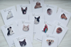 Customized Animals Cats And Dogs Epoxy Badge Pin