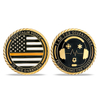 Custom Police Challenge Coin Thin Blue Line Military Gift