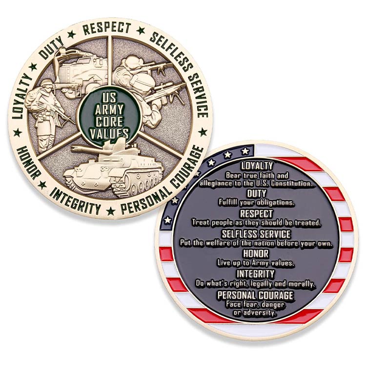 Custom Challenge Commemorate Coin No Mold Fees Design