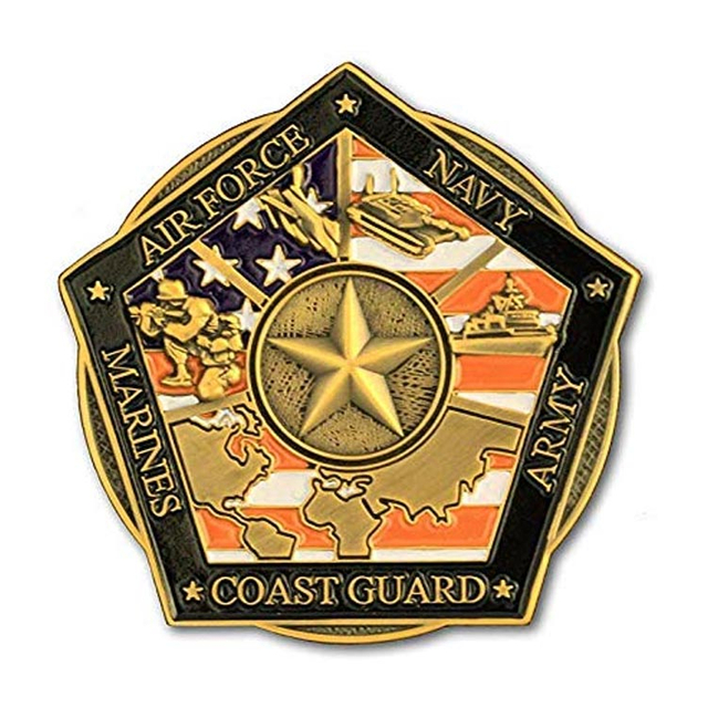 Custom Armed Forces Honor Troops Challenge Coin