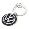 Custom Volkswagen Metal Key Chain Keyring Silver VW Logo